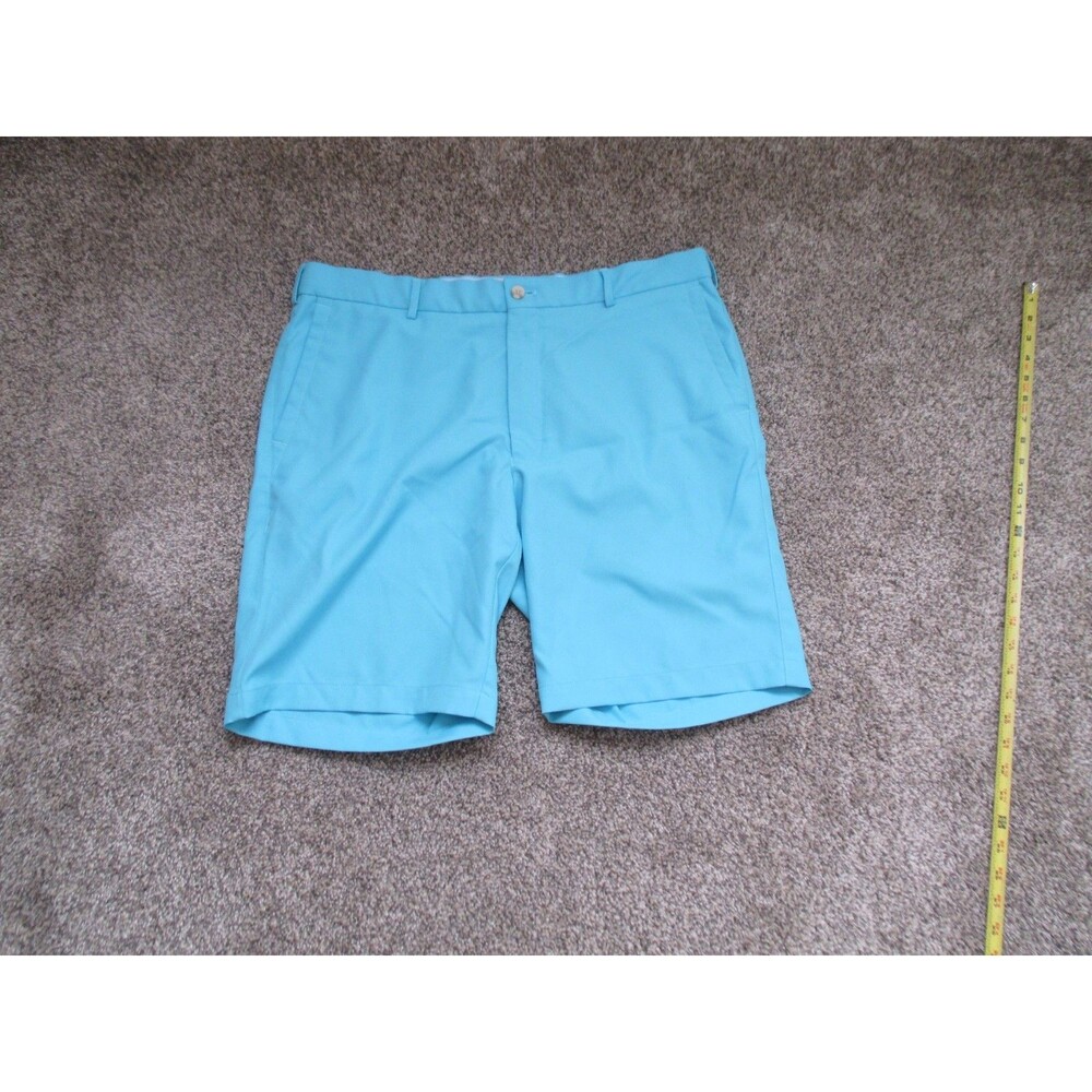 Peter Millar Salem Performance Shorts Mens 36 ligh Blue Golf Crown Sport Stretch